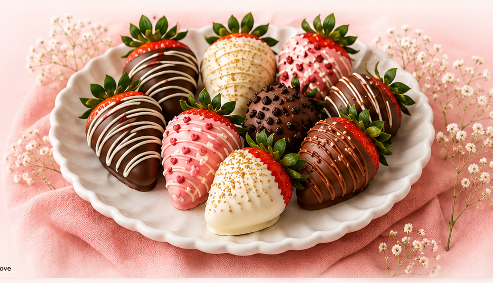 Assorted dipped treats