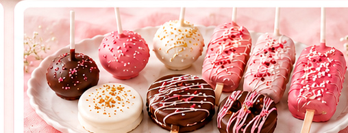 Decorated cake pops